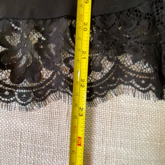 Guess Black Long Sleeve Lace Lightweight Casual Blouse Top- Sz-M - Picture 14 of 16